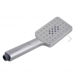 Aqua Brushed Nickel Square 3 Functions Hand Shower